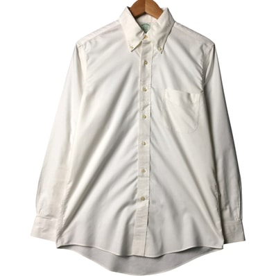 古着 ブルックスブラザーズ Brooks Brothers Est.1818 Classic 長袖 ボタンダウンシャツ メンズM相当/eaa584671