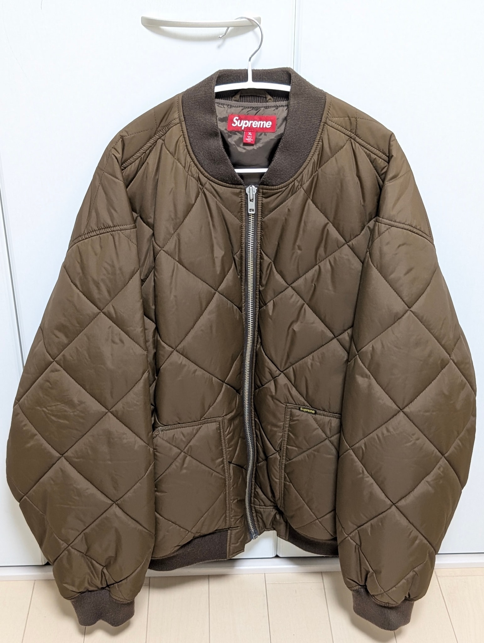 Supreme AOI Quilted Work Jacket "Brown"