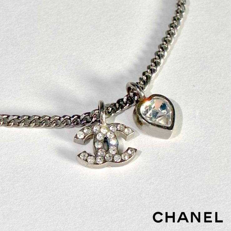 B (目立った傷や汚れなし)】CHANEL シャネル ココマーク ハート ライン B (目立った傷や汚れなし)】CHANEL シャネル ココマーク ハート ライン