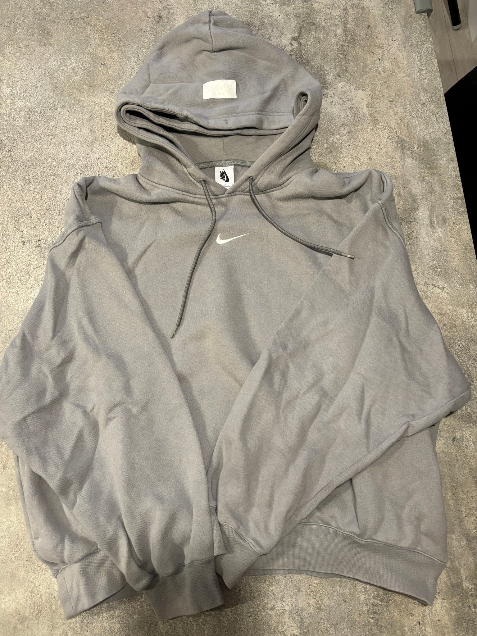 Nike x FEAR OF GOD Double Hood Hoodie "Dust Sail"