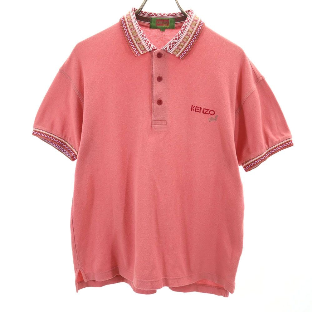 C (やや傷や汚れあり)】KENZO GOLF ケンゾーゴルフ 90s オールド 半袖