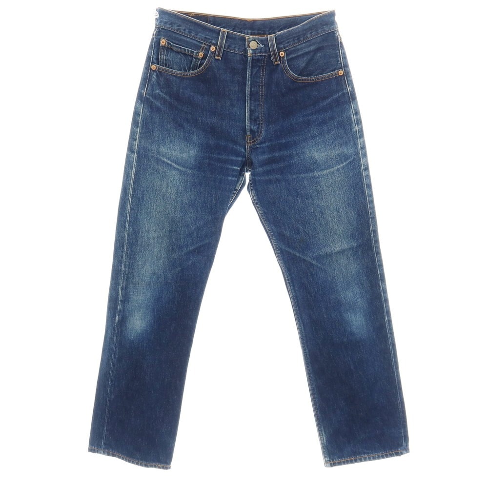【中古】リーバイス Levi's 501 00年 553工場 USA製 コットン デニムパンツ ジーンズ ネイビー【サイズ31】【メンズ】