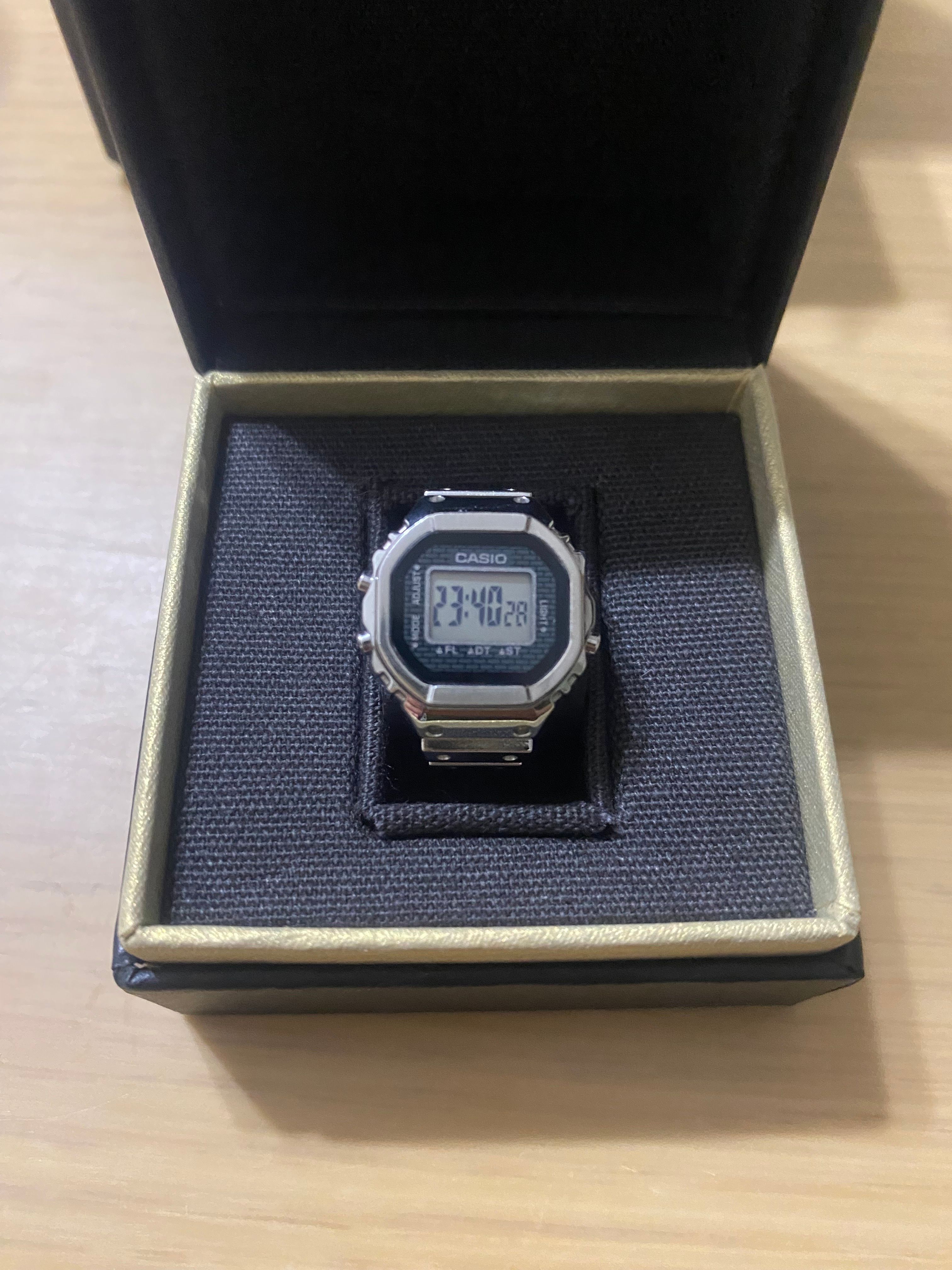 Casio Ring Watch "Stainless Steel" CRW-001