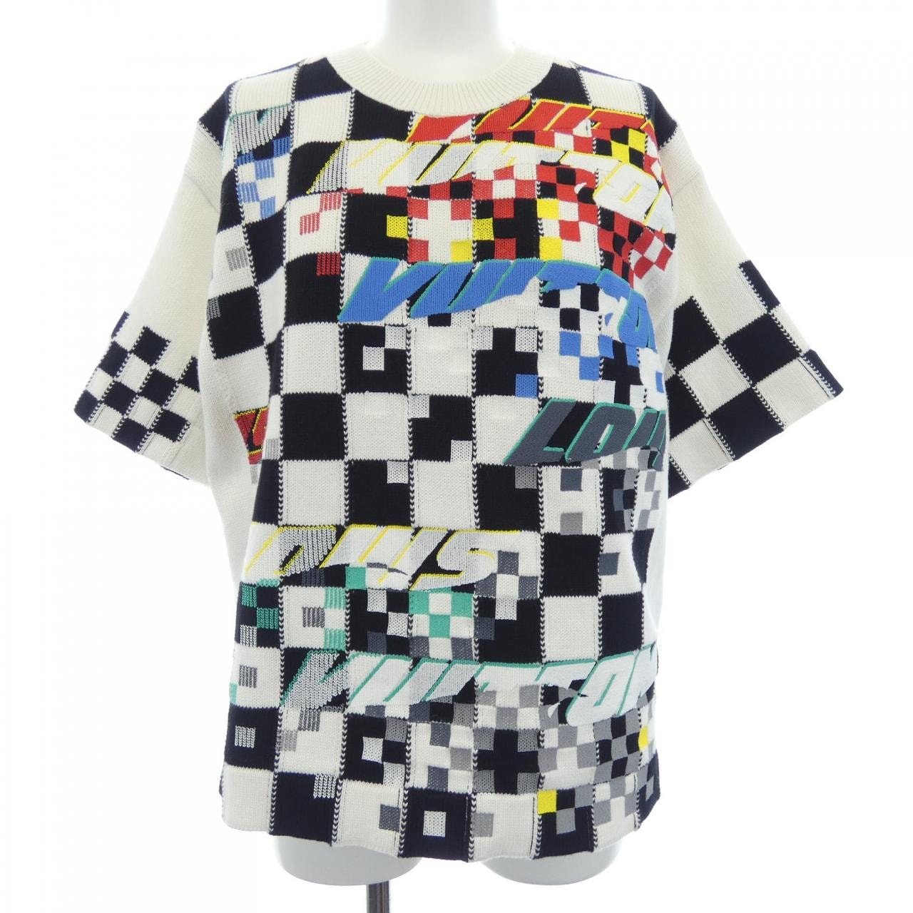 ルイヴィトン LOUIS VUITTON レースカーニットトップ FNKS18PU1 ニット