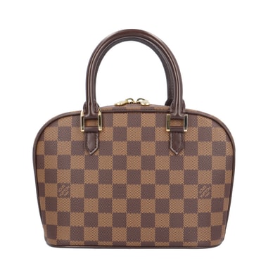 ルイヴィトン サリア ミニ ダミエ ハンドバッグ ダミエキャンバス N51286 ブラウン レディース LOUIS VUITTON 中古