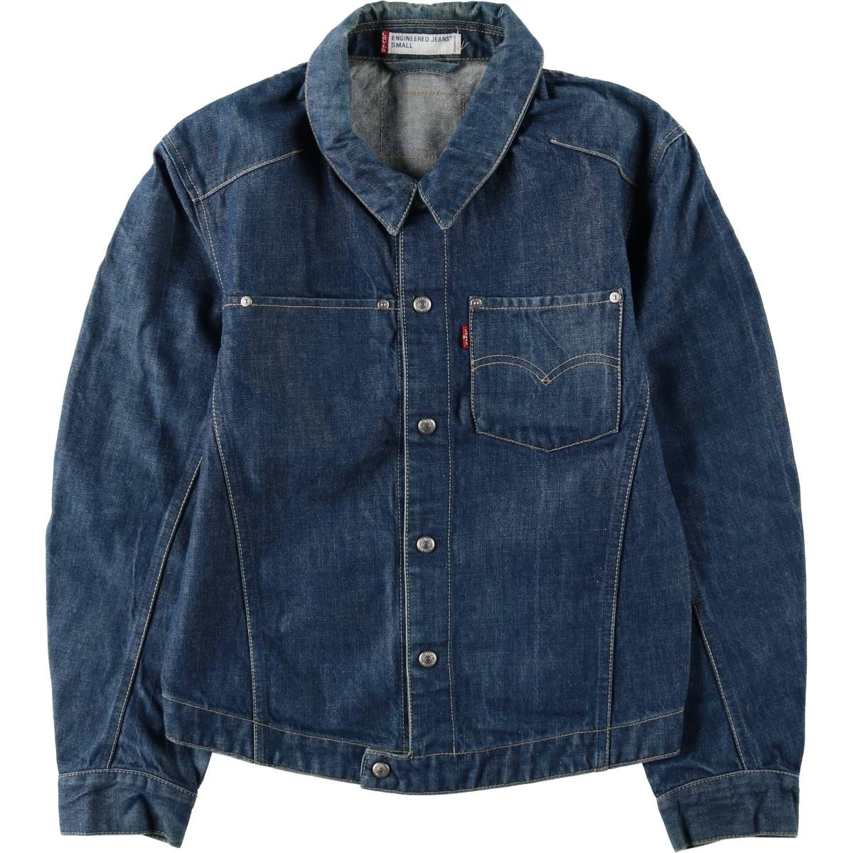 古着 00年代 リーバイス Levi's ENGINEERED エンジニアード ユーロモデル 70100-0835 デニムジャケット メンズS相当/eaa632513