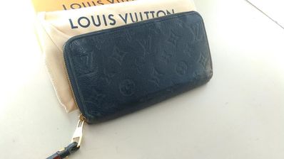 Louis Vuitton Monogram Empreinte Zippy Wallet "Noir"