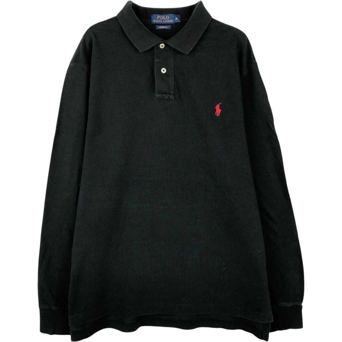 古着 ラルフローレン Ralph Lauren CUSTOM FIT 長袖 ポロシャツ メンズXL相当/eaa667164