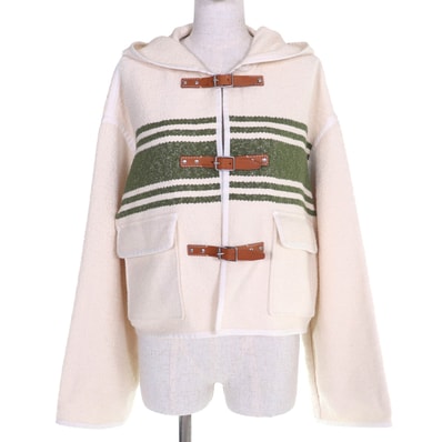 極美品 セリーヌ カーディガン アイボリー レディース 36 2V81G285Q