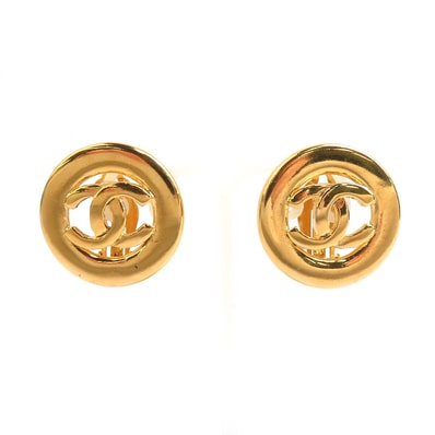 シャネル CHANEL イヤリング ココマーク メタル ゴールド レディース【中古】 e61283