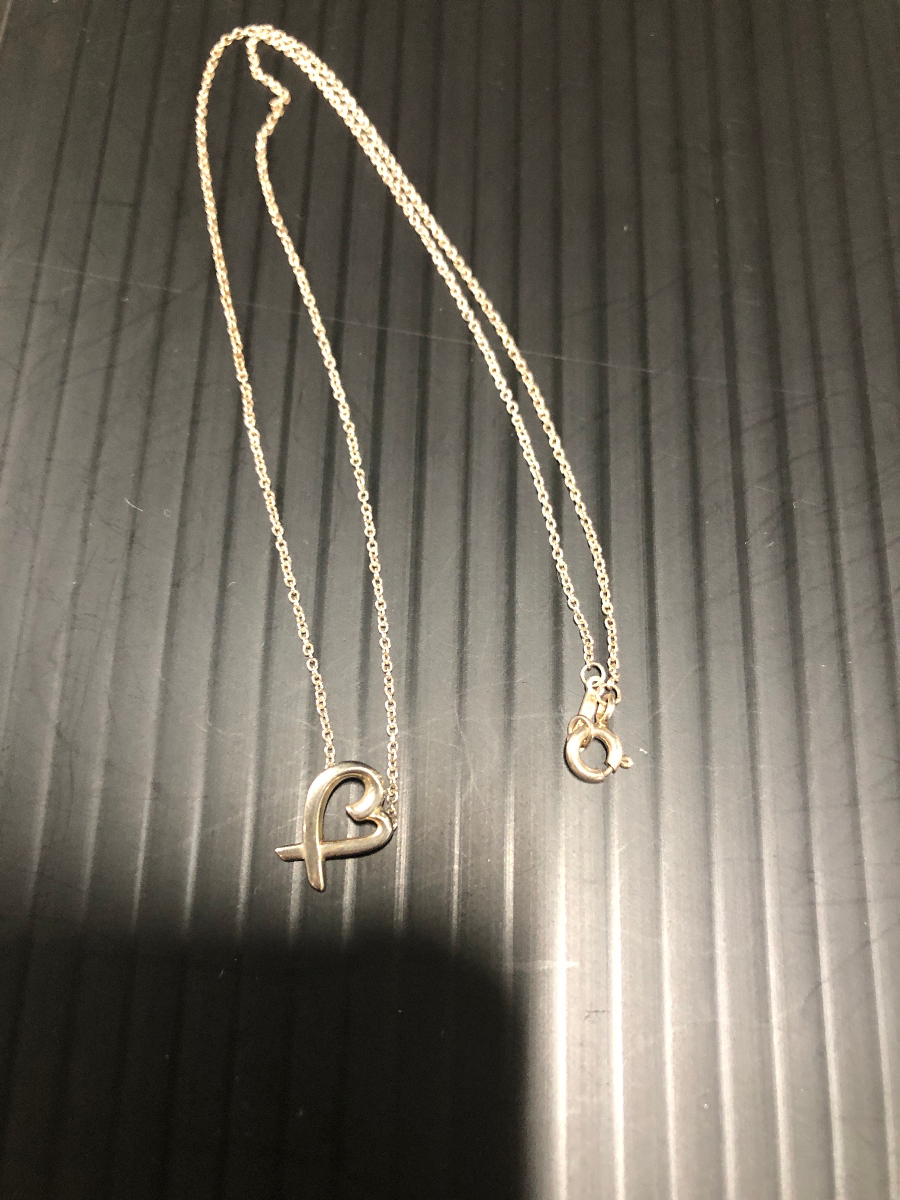 ティファニー ラビングハートネックレス シルバー