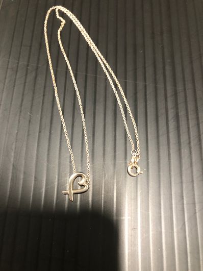 ティファニー ラビングハートネックレス シルバー