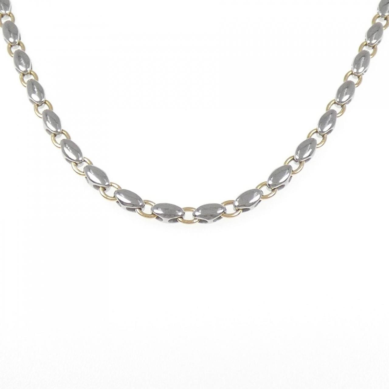 ブルガリ 750YG/ST ネックレス