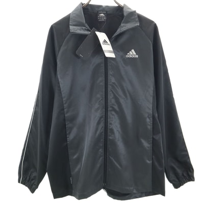未使用 adidas アディダス ウインドブレーカー L チャコールグレー ジャケット 裏メッシュ