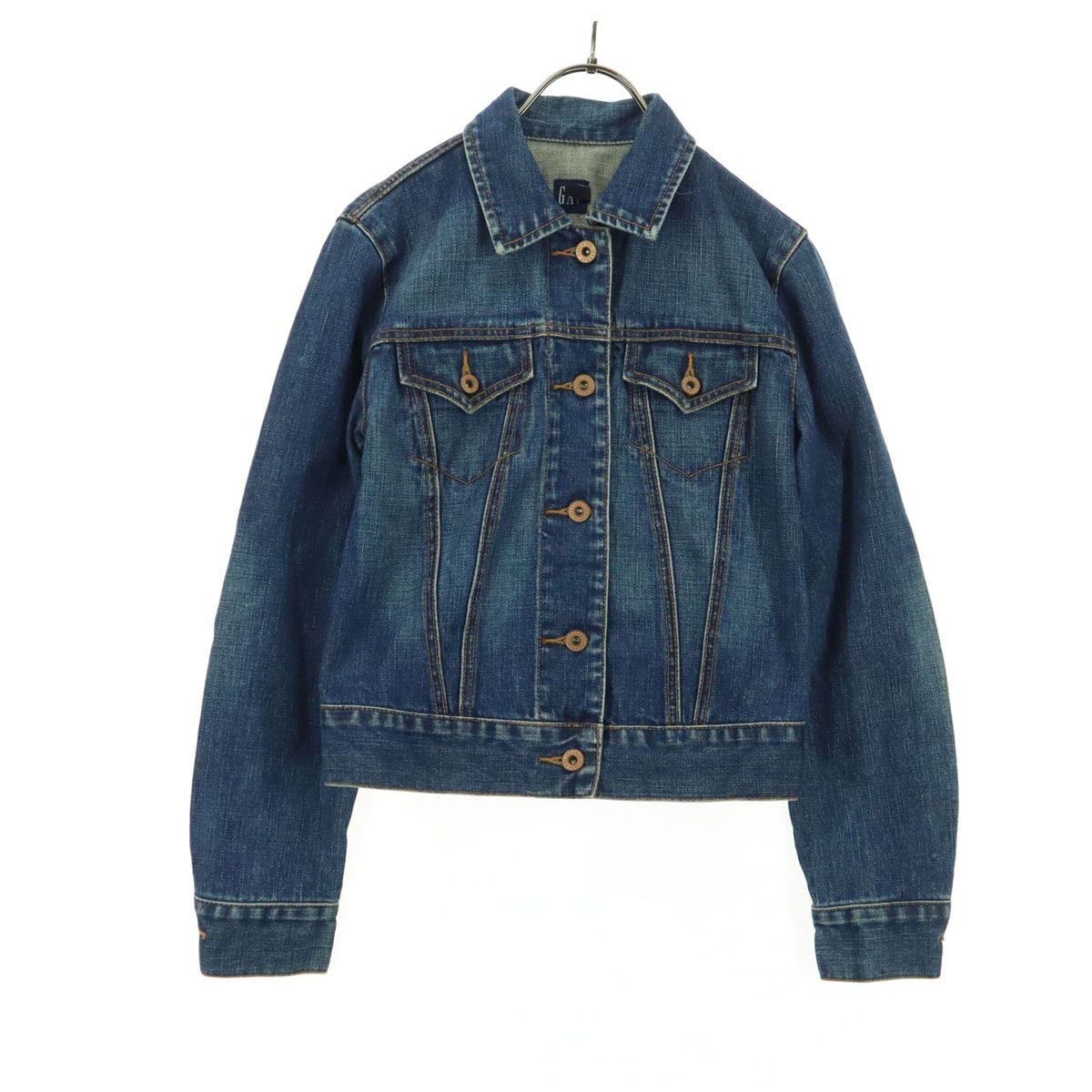 美品 GAP ギャップ 長袖 デニムジャケット XXS ブルー