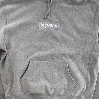 Supreme Box Logo Hooded Sweatshirt "Heather Grey" (24FW)