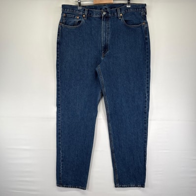 古着 リーバイス Levi's デニム パンツ ジーパン 550 テーパード ジッパーフライ 5ポケット 大きいサイズ W42 L38 ブルー系 メンズ