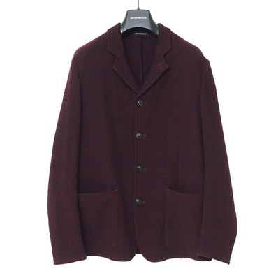 Emporio Armani エンポリオ・アルマーニ ジャケット サイズ50 シングルジャケット シャドーチェック ブランド古着【中古】20260507/RA9134