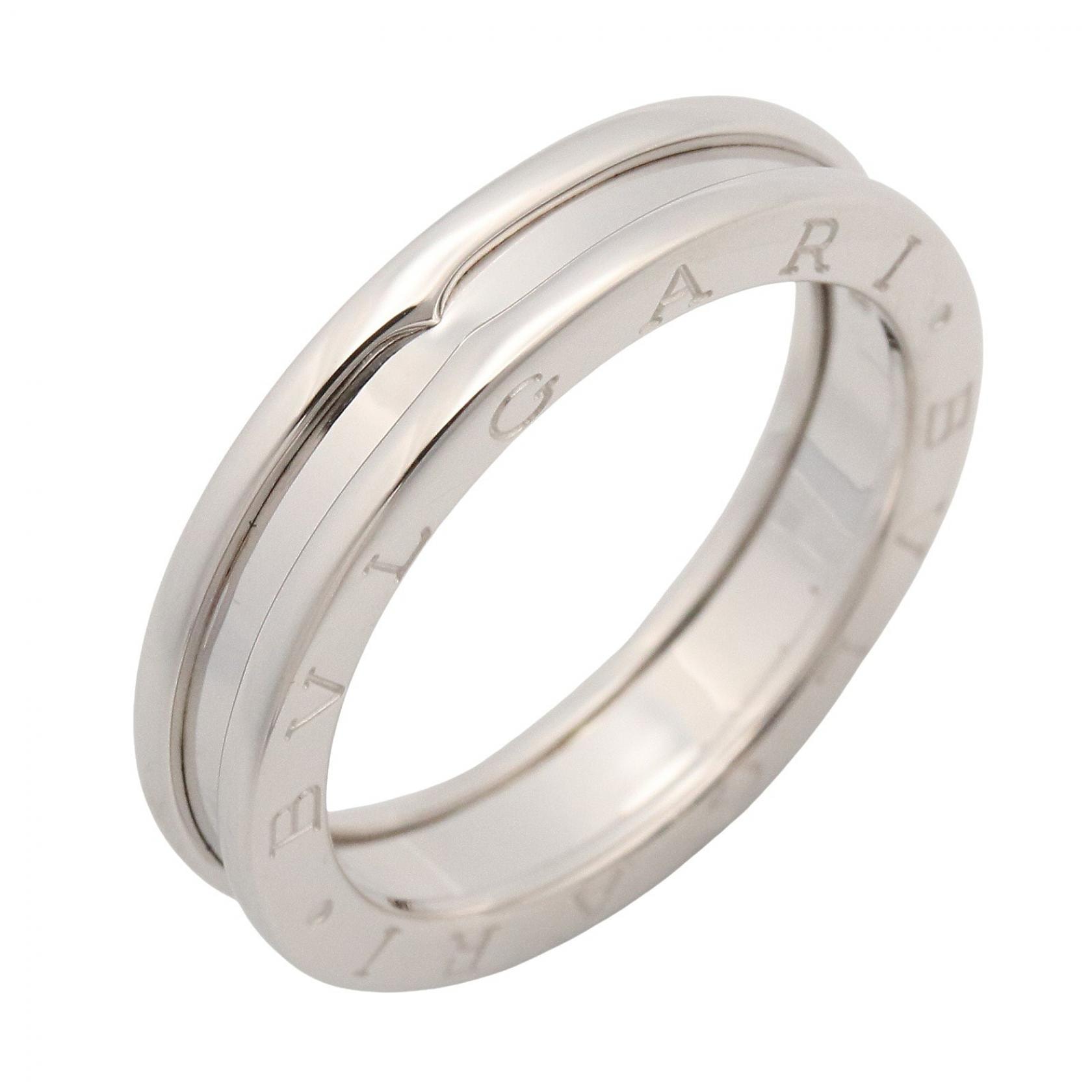 ブルガリ BVLGARI B-zero1 リング 1バンド リング・指輪 ジュエリー K18WG(ホワイトゴールド) メンズ レディース シルバー系 346566 【中古】