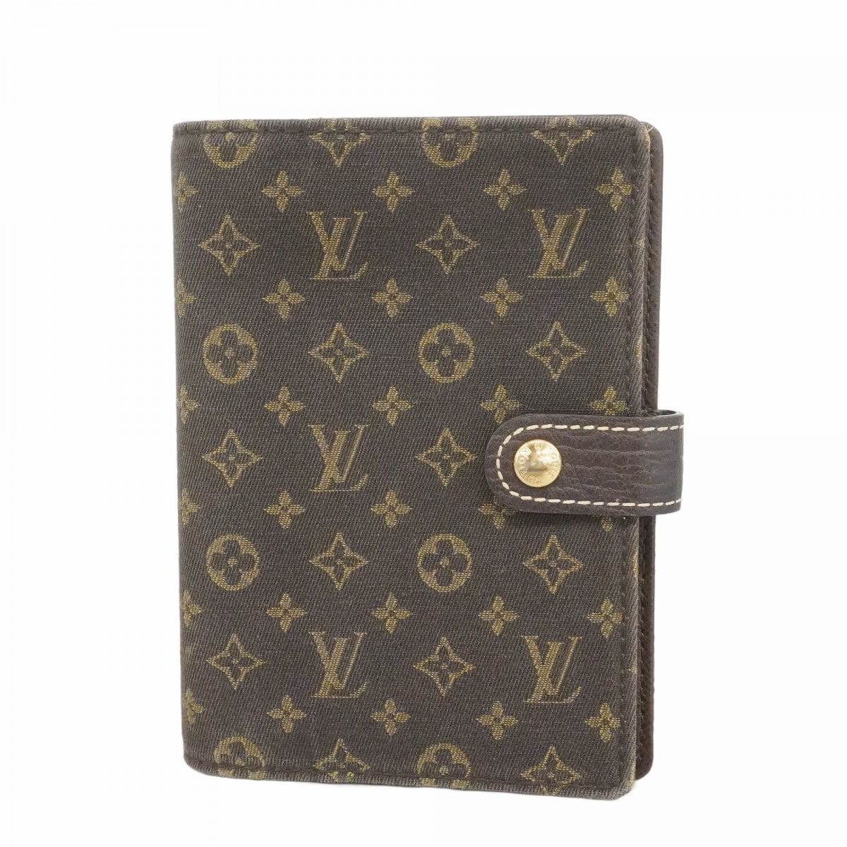 【6dc3158-k】ルイヴィトン 手帳カバー モノグラム・ミニラン アジェンダPM R20916 エベヌ【中古】メンズ レディース ユニセックス