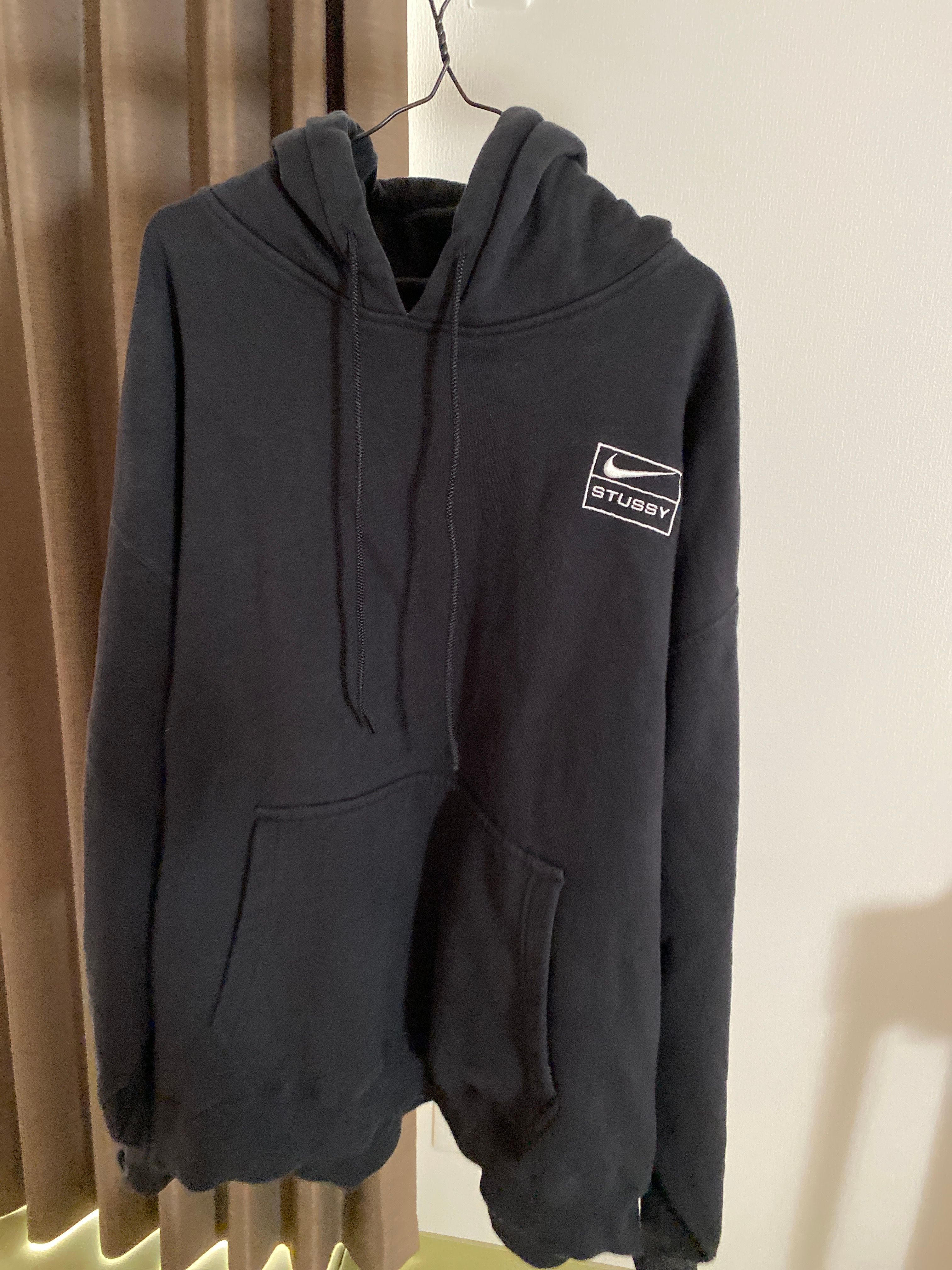 Stussy × Nike NRG Washed Hoodie (US Size) "Black" DN4028-010