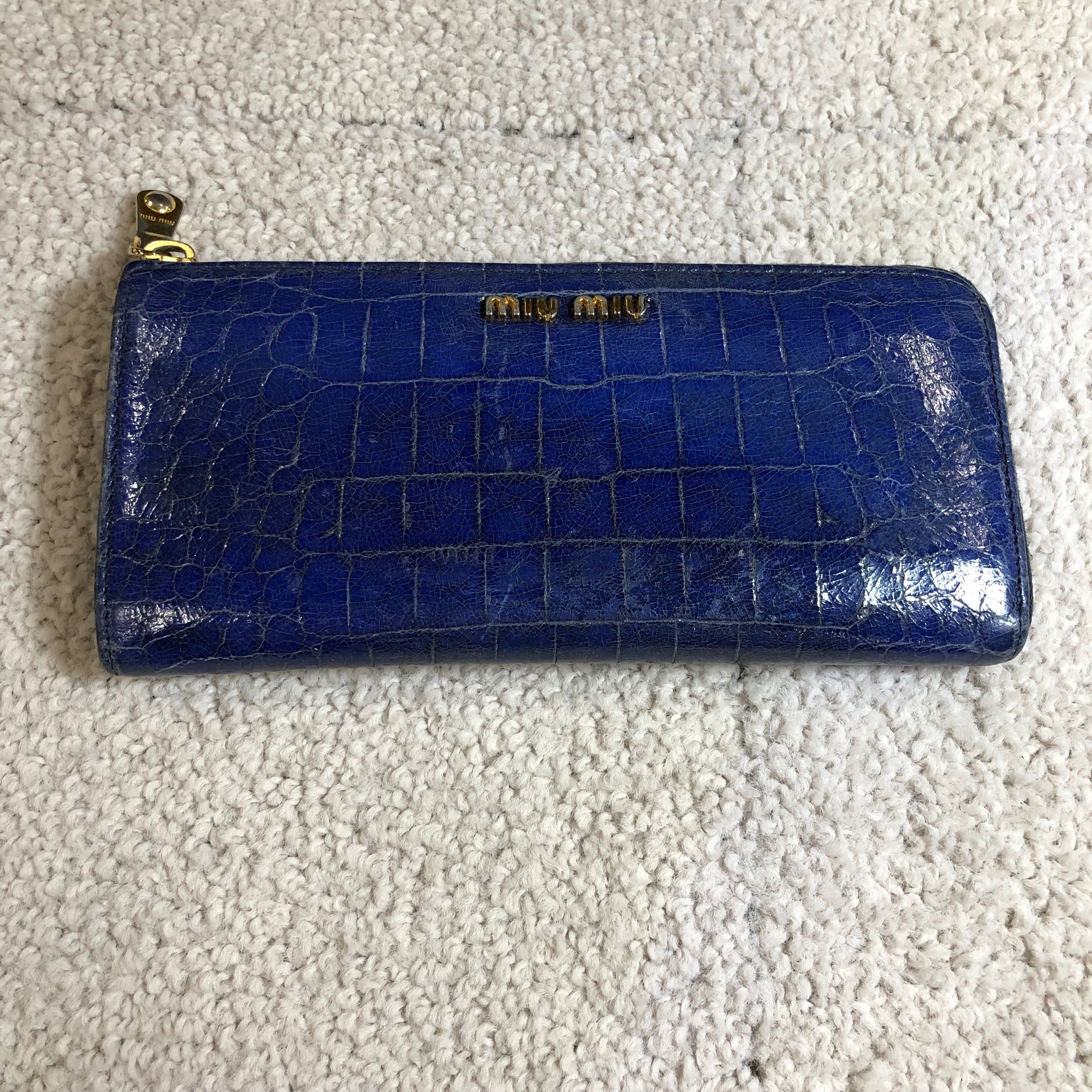 ミュウミュウ L字ファスナー 長財布