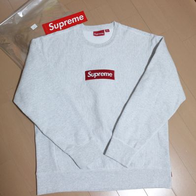 Supreme Box Logo Crewneck Sweatshirt "Ash Grey" (18FW)