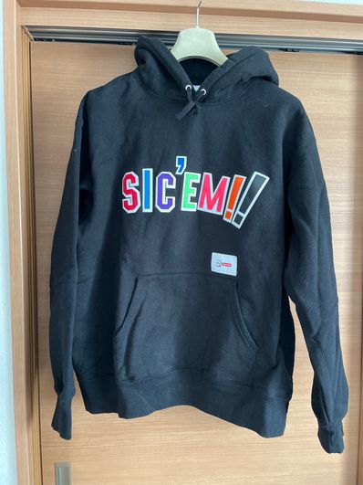 Supreme / WTAPS Sic'em! Hooded Sweatshirt "Black"