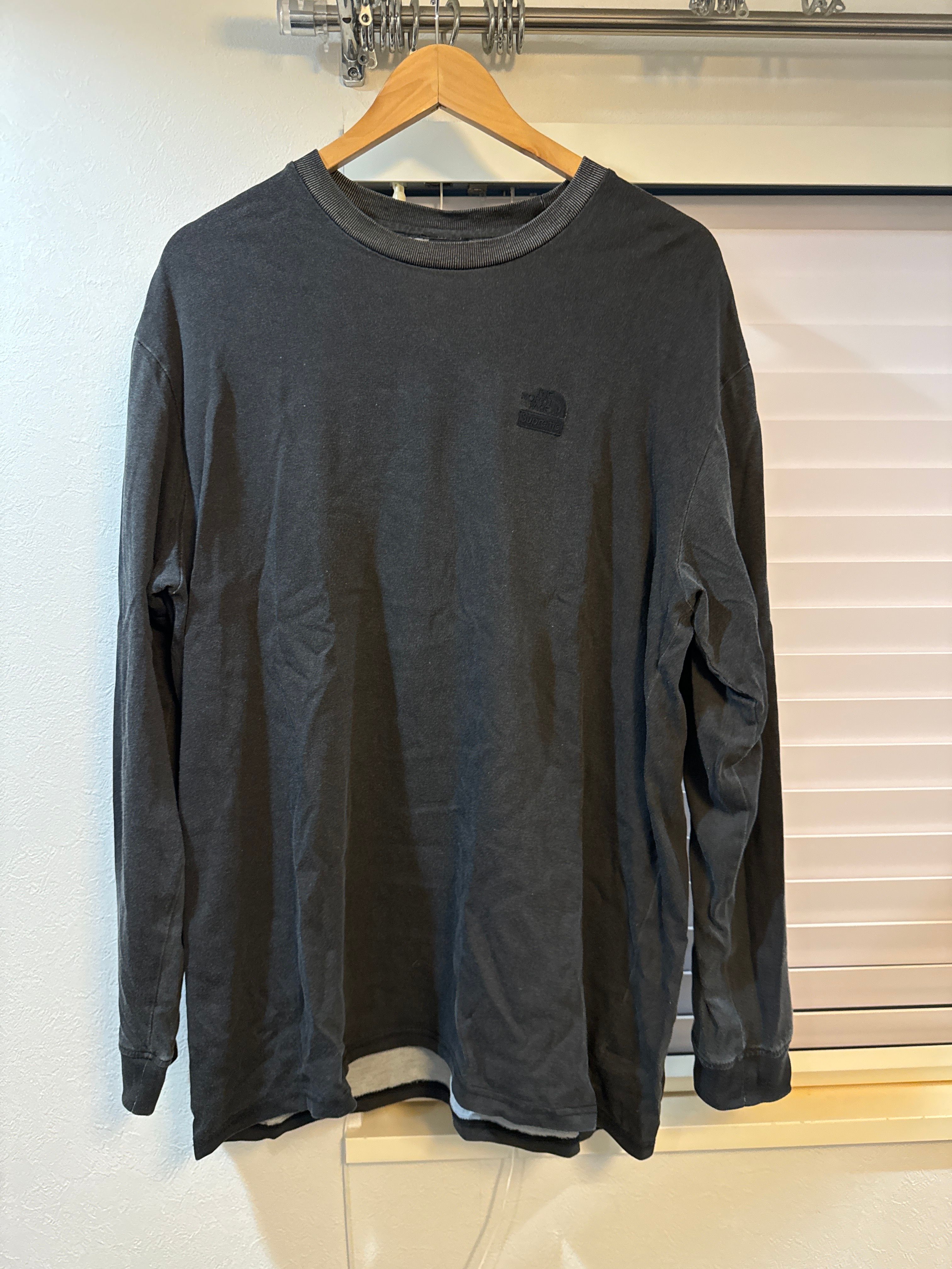 Supreme x The North Face Pigment Printed L/S Top "Black"