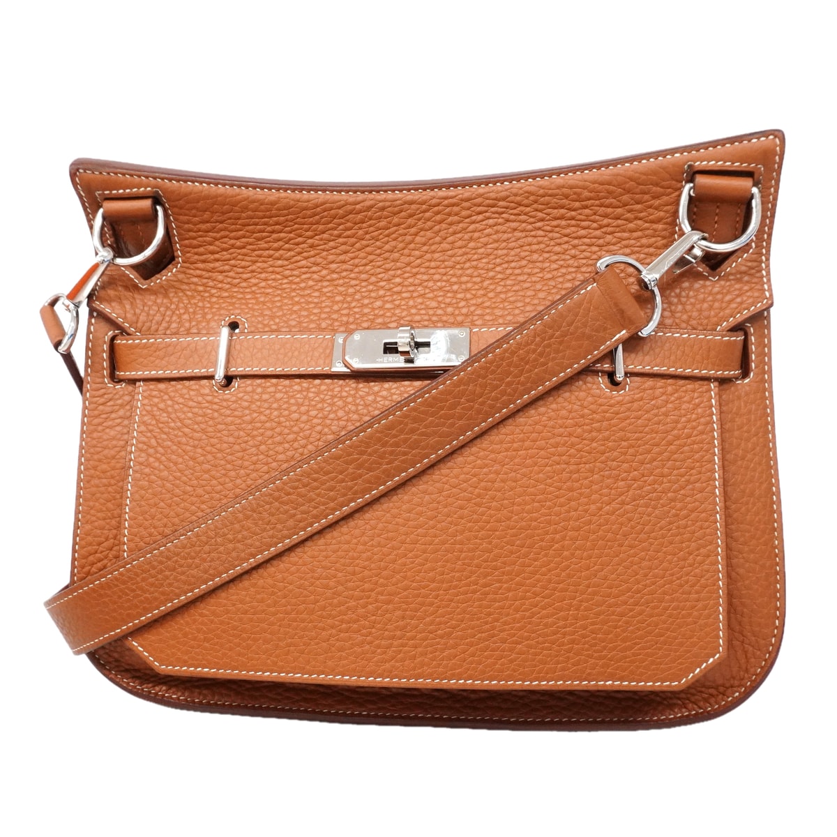★SALE【6hc2277】エルメス ショルダーバッグ ジプシエール28 トリヨンクレマンス ゴールド シルバー金具 U刻印【中古】レディース