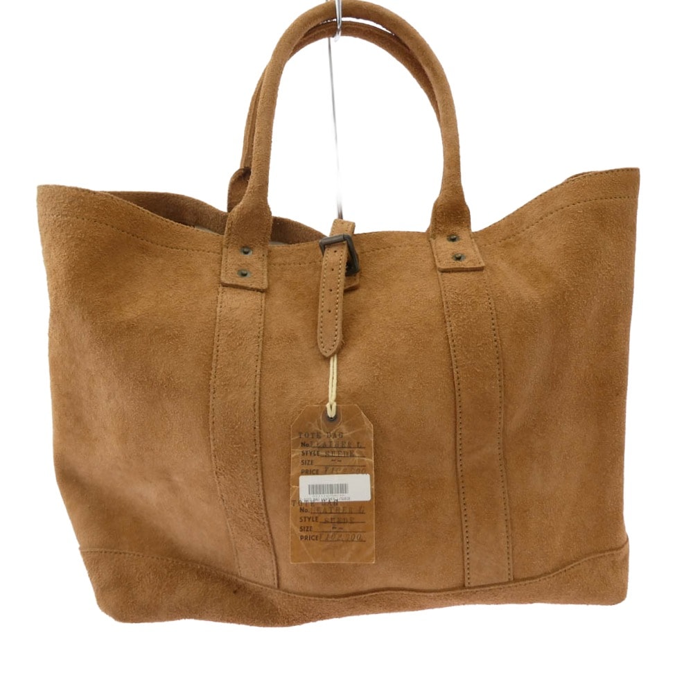 TENDERLOIN テンダーロイン バッグ × PORTER ポーター T-TOTE BAG LEATHER L SUEDE スエードレザー トートバッグ ラージ ブラウン系【極上美品】【中古】