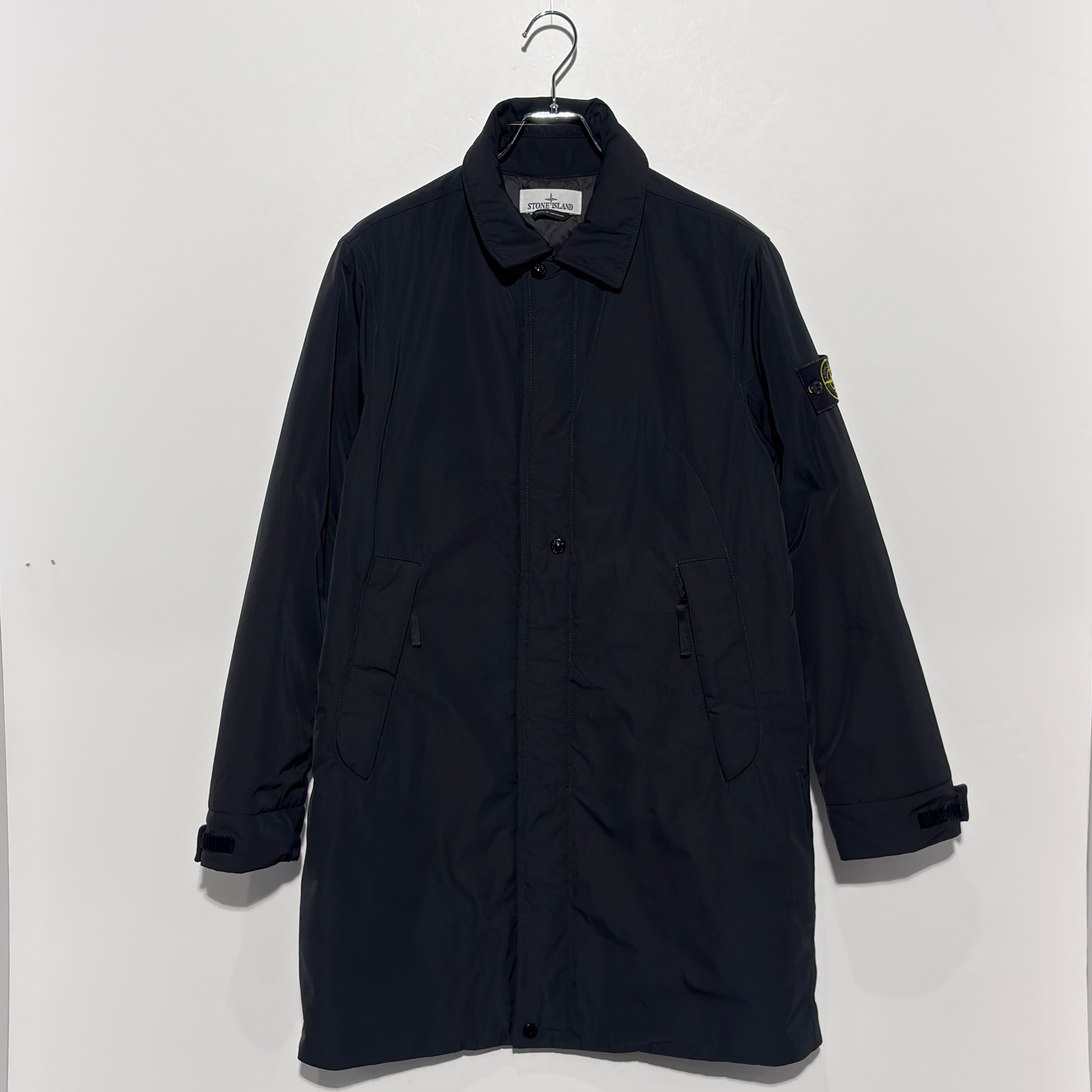 Stone Island 70726 Micro Twill with Primaloft Pure Insulation Trench Coat - 23FW "Navy Blue"