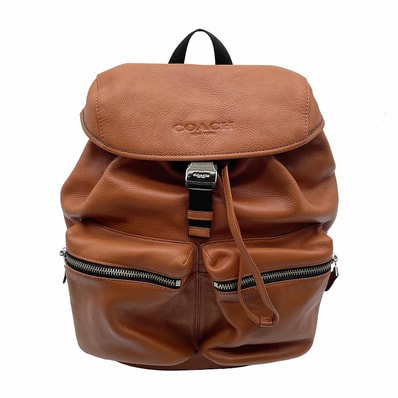 COACH コーチ スムースレザー リュック・デイパック
バックパック F71728 レザー ブラウン ユニセックス
【中古】