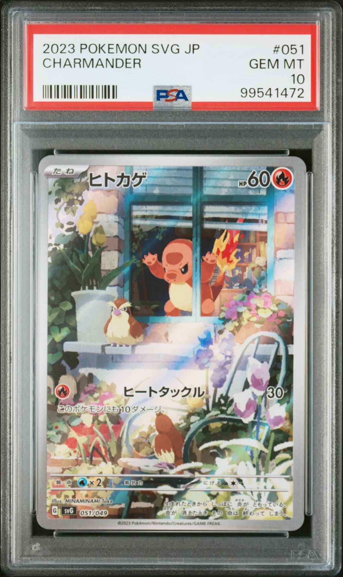 ヒトカゲ :フルイラスト [SVG 051/049](スペシャルデッキセットex「フシギバナ・リザードン・カメックス」)