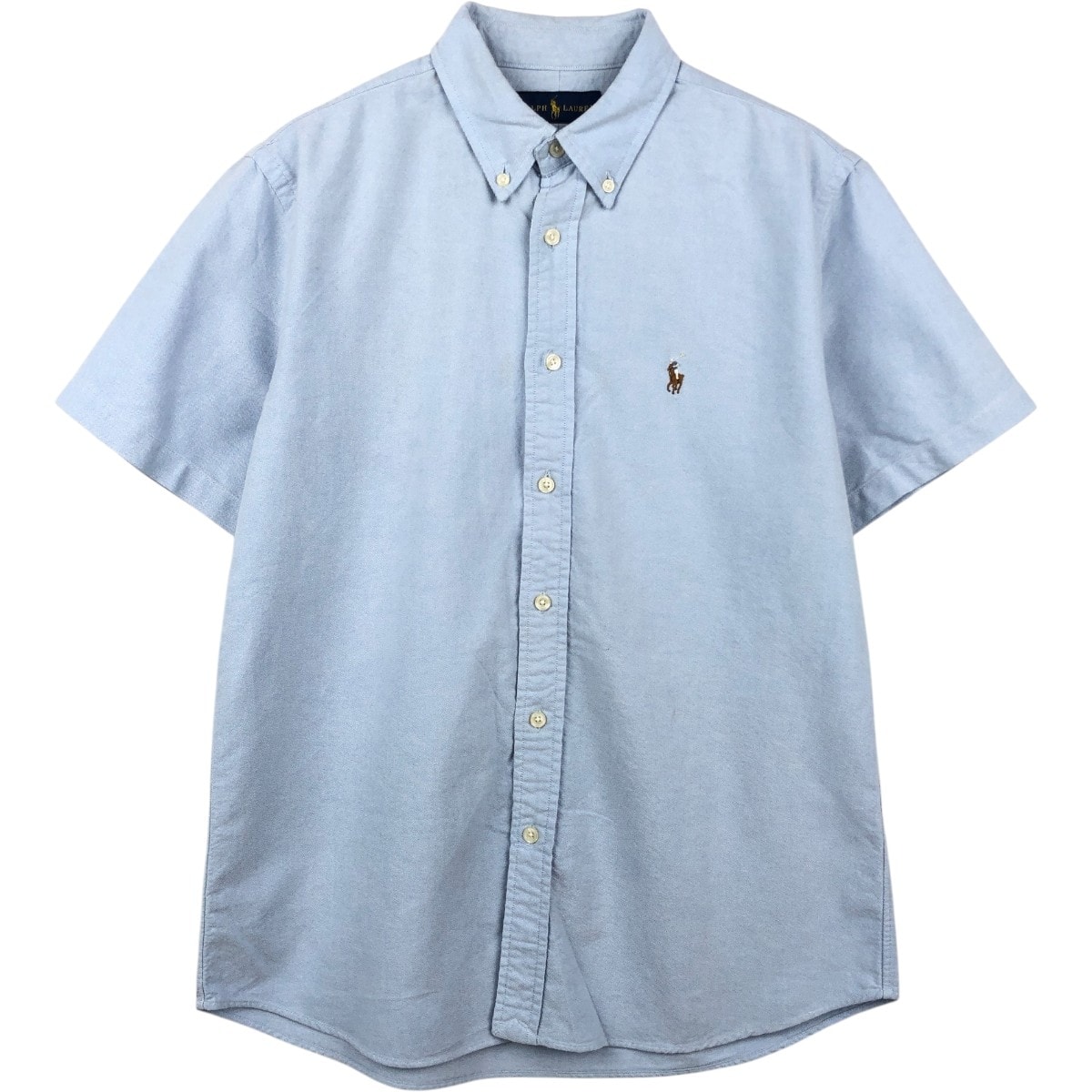 古着 ラルフローレン Ralph Lauren 半袖 ボタンダウンシャツ メンズXL相当/eaa665118