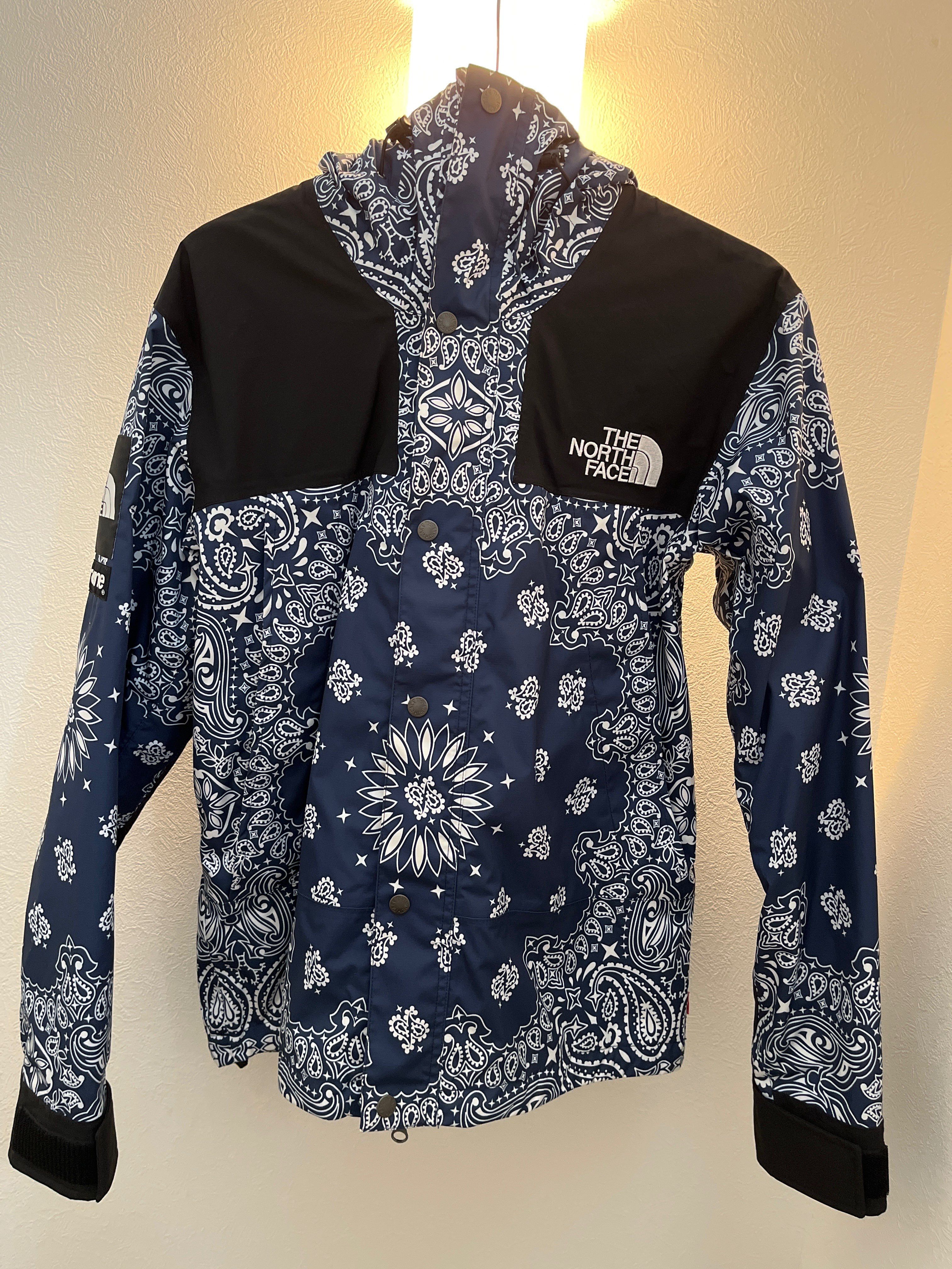 Supreme The North Face Bandana Mountain Parka "Navy"
