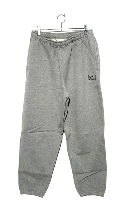 Stussy x Nike NRG Washed Fleece Pant (US Size) "Grey" DJ9490-063