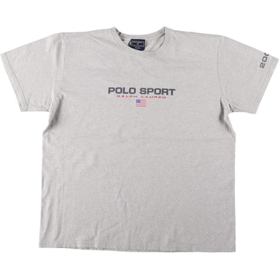 古着 ラルフローレン Ralph Lauren POLO SPORT ポロスポーツ 星条旗柄 半袖 プリントTシャツ USA製 メンズXL相当/eaa645093