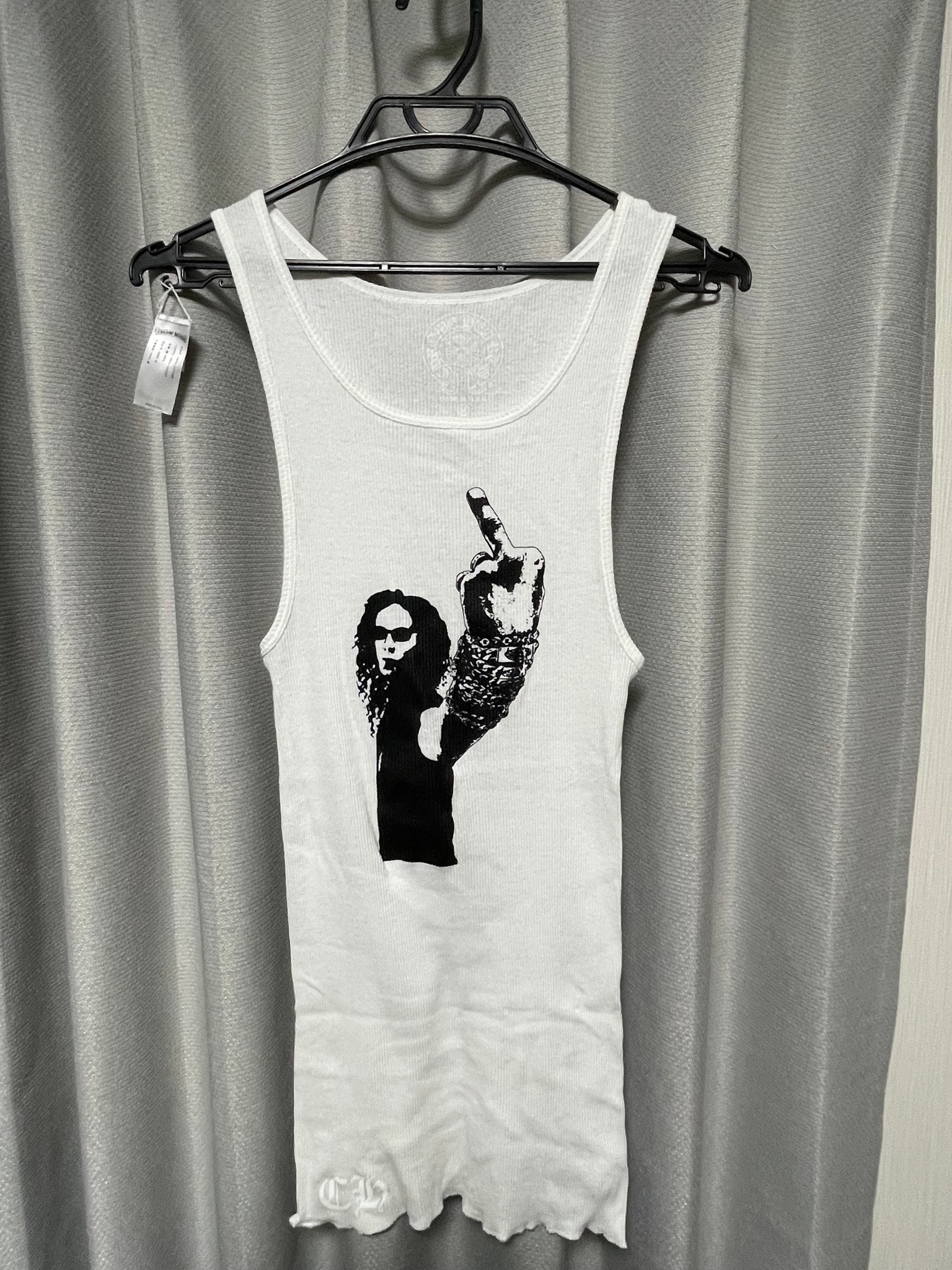 Chrome Hearts Richard Stark Print Tank Top "White/Black"