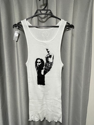 Chrome Hearts Richard Stark Print Tank Top "White/Black"