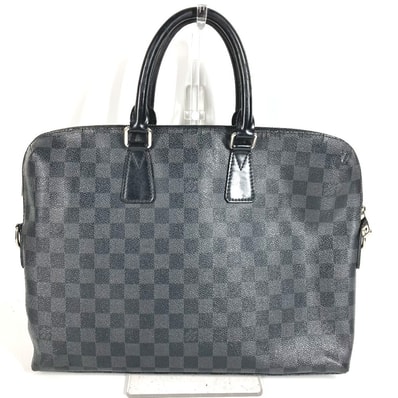 ルイヴィトン LOUIS VUITTON ポルトドキュマンジュール PDJ N48224 ダミエグラフィット カバン ブリーフケース ハンドバッグ 書類バッグ ビジネスバッグ ダミエグラフィットキャンバス ブラック