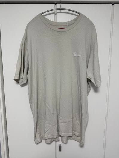 Supreme Washed Script S/S Top "Grey"