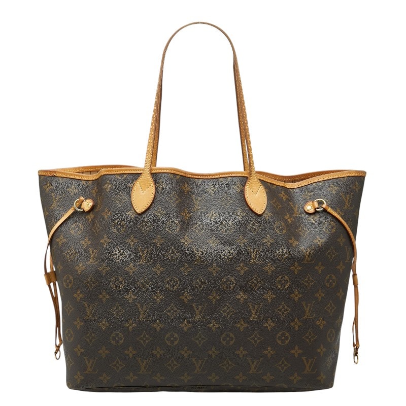 ルイ ヴィトン モノグラム ネヴァーフルGM トートバッグ ショルダーバッグ M40157 ブラウン PVC レザー レディース LOUIS VUITTON 【中古】