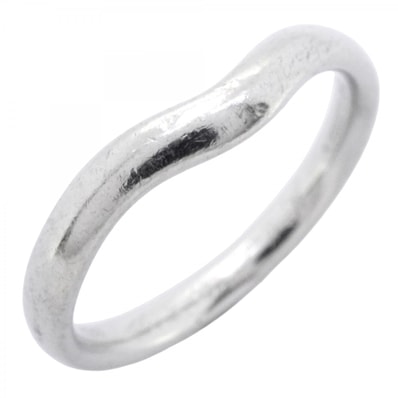 ★最終価格【6jcb0711】ティファニー リング カーブドバンド Pt950 プラチナ 16号【中古】メンズ