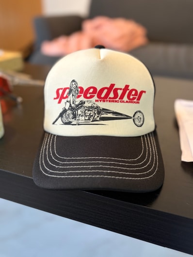 HYSTERIC GLAMOUR Speedster Mesh Cap "Black"