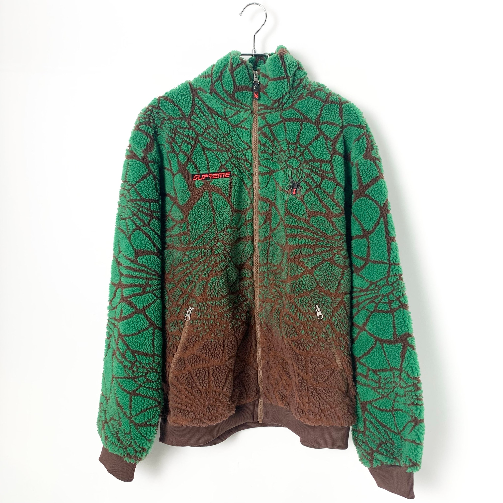 Supreme x Spyder Web Polar Fleece Jacket "Brown"