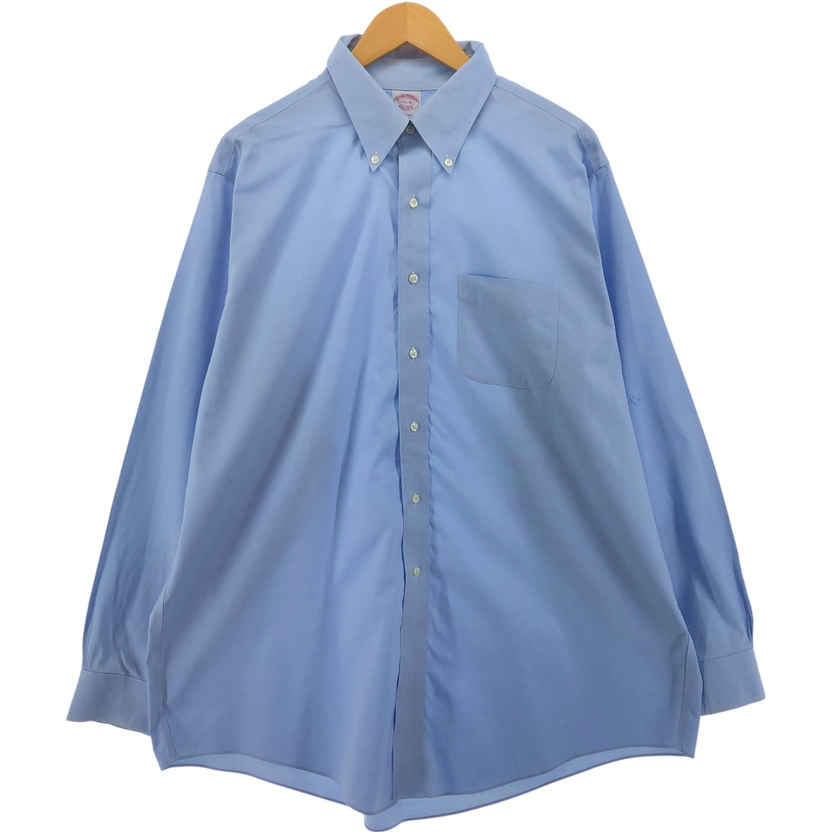 古着 ブルックスブラザーズ Brooks Brothers Est.1818 長袖 ボタンダウンシャツ メンズXL相当/eaa543598