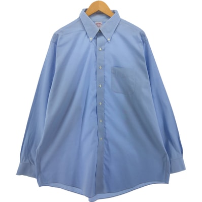 古着 ブルックスブラザーズ Brooks Brothers Est.1818 長袖 ボタンダウンシャツ メンズXL相当/eaa543598