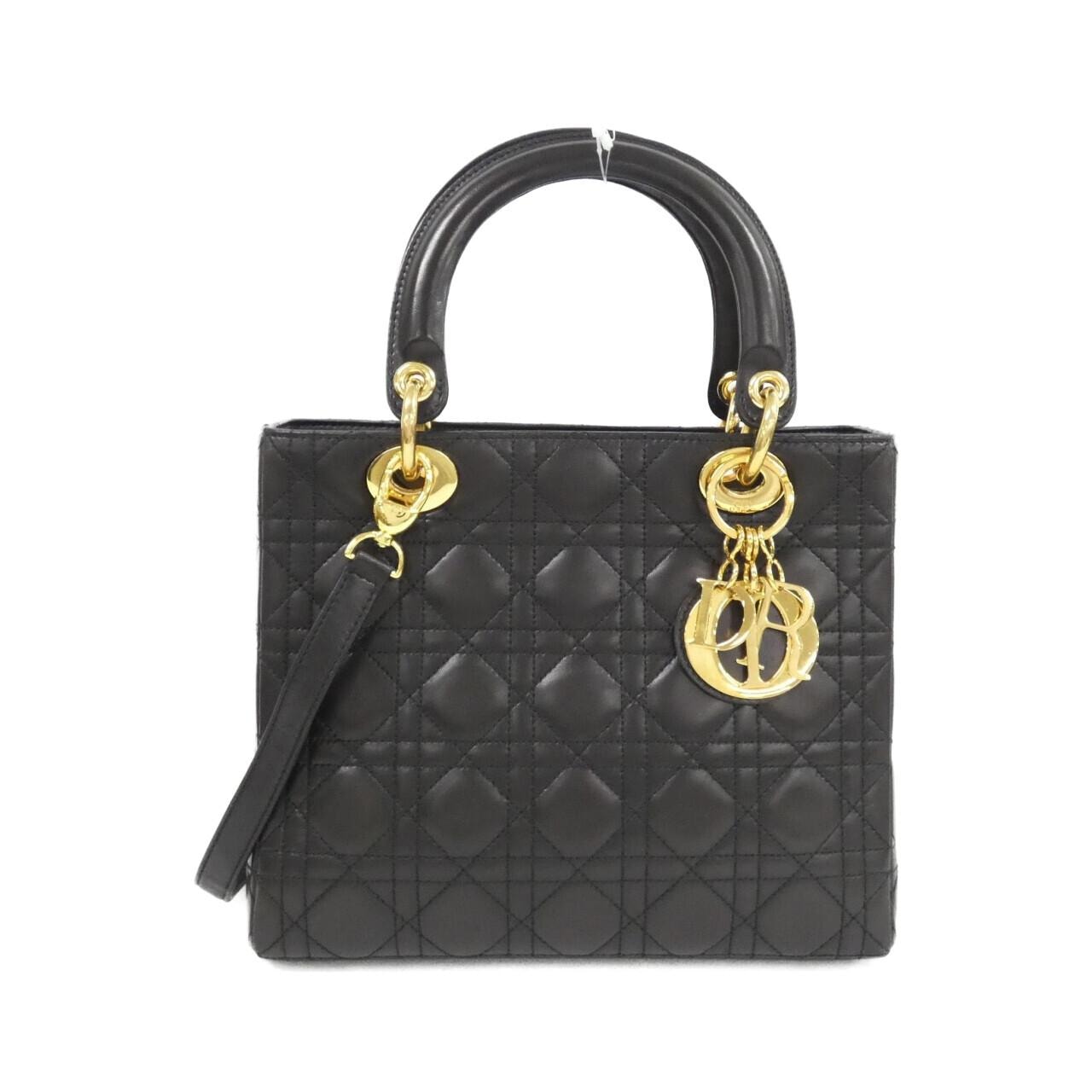 【ヴィンテージ】クリスチャンディオール レディ ディオール ミディアム CAL44550 バッグ