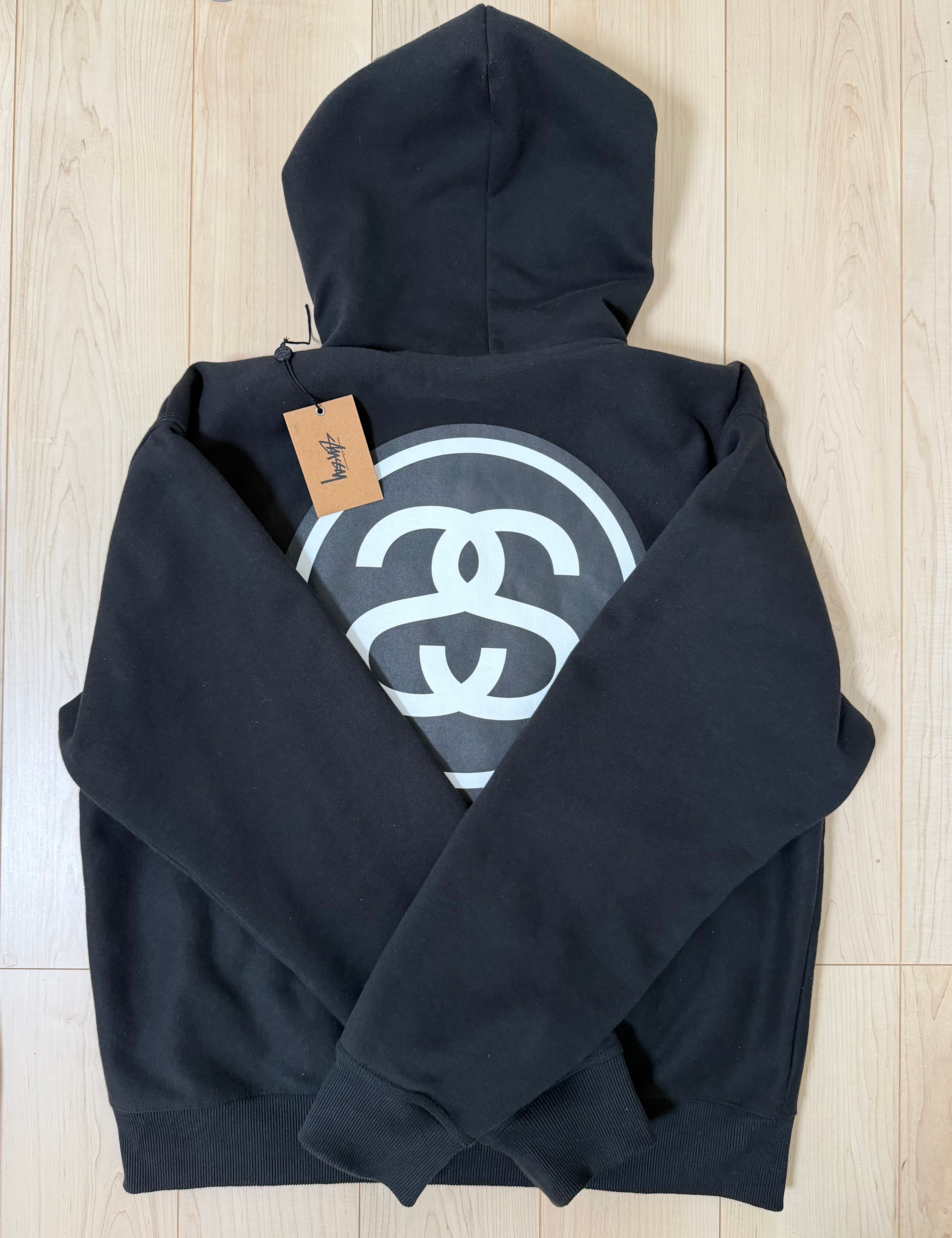 Stussy SS Link Zip Hoodie "Black"